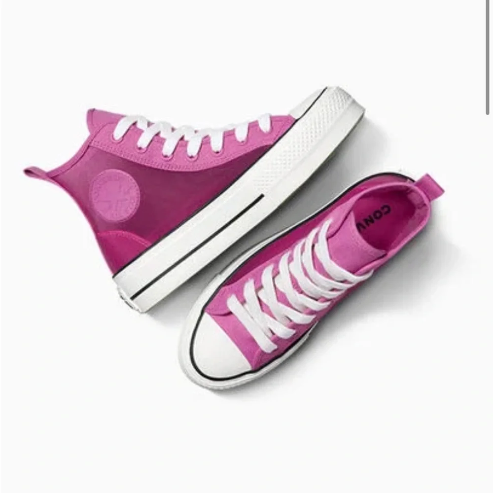 Converse Women's translucent high top W8 - Picture 4 of 8